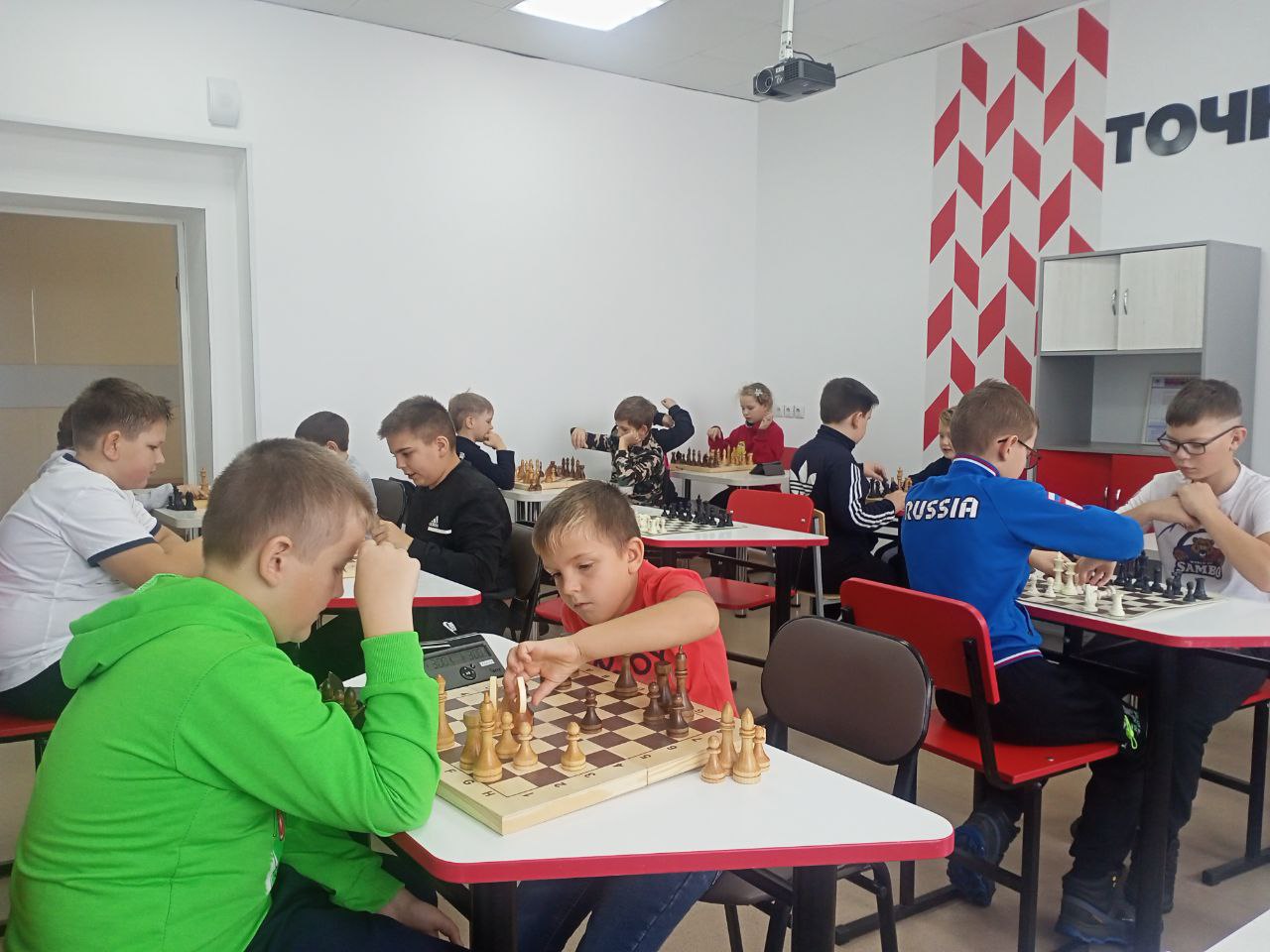 Шахматный турнир ко Дню народного единства 31 октября на базе образовательного центра «Точка Роста».